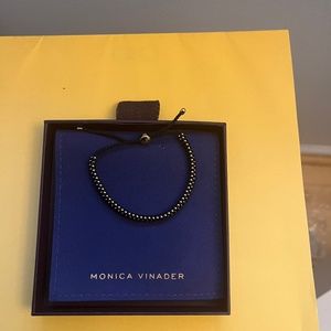 Monica Vinader Rio Friendship Bracelet - black and gold